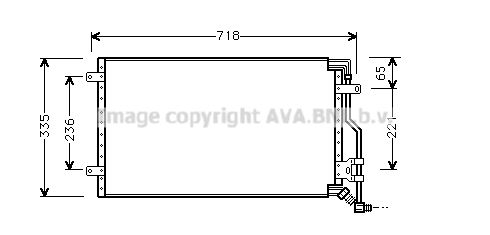 AVA QUALITY COOLING Kondensators, Gaisa kond. sistēma FT5175